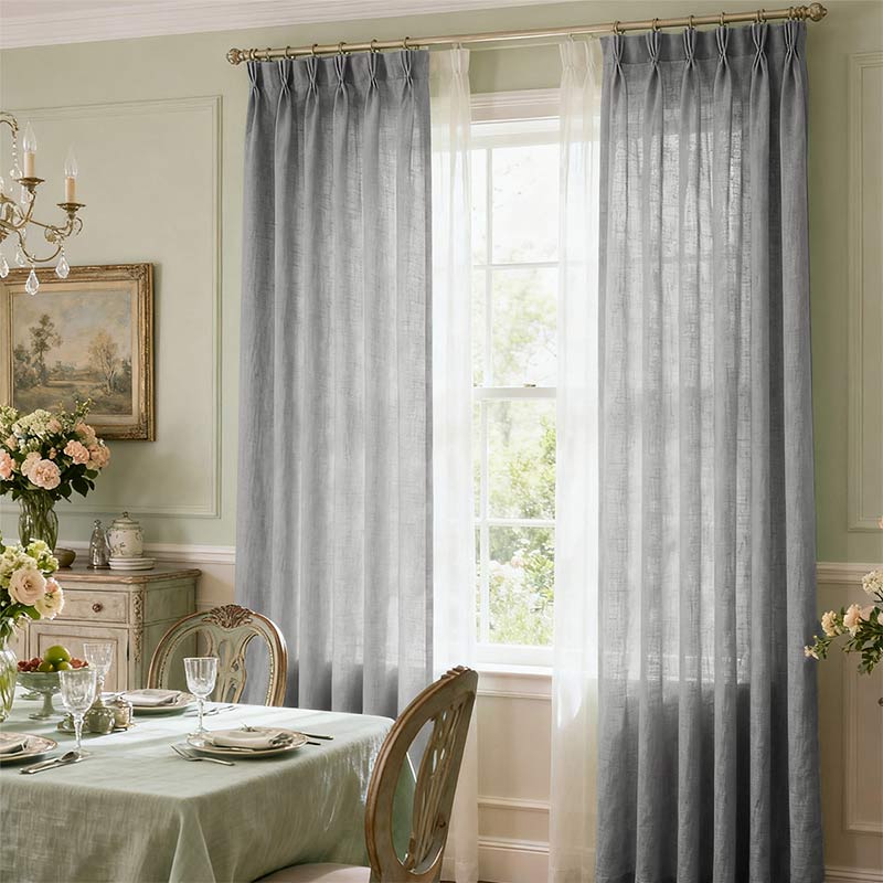 Curtainusa custom linen curtain  CU38-7