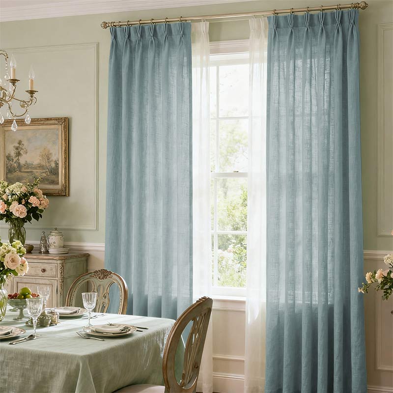 Curtainusa custom linen curtain  CU38-7