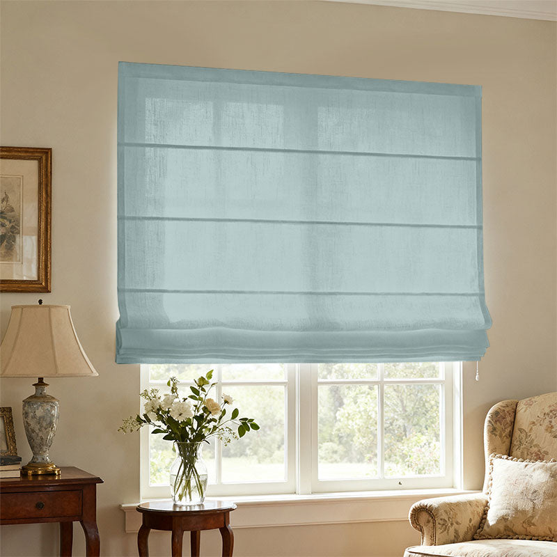 Curtainusa Customized Linen 100% Full Blackout Curtains Shades