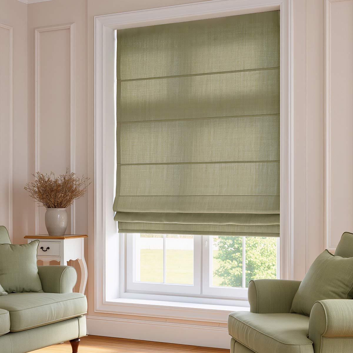 Curtainusa Customized Linen 100% Full Blackout Curtains Shades