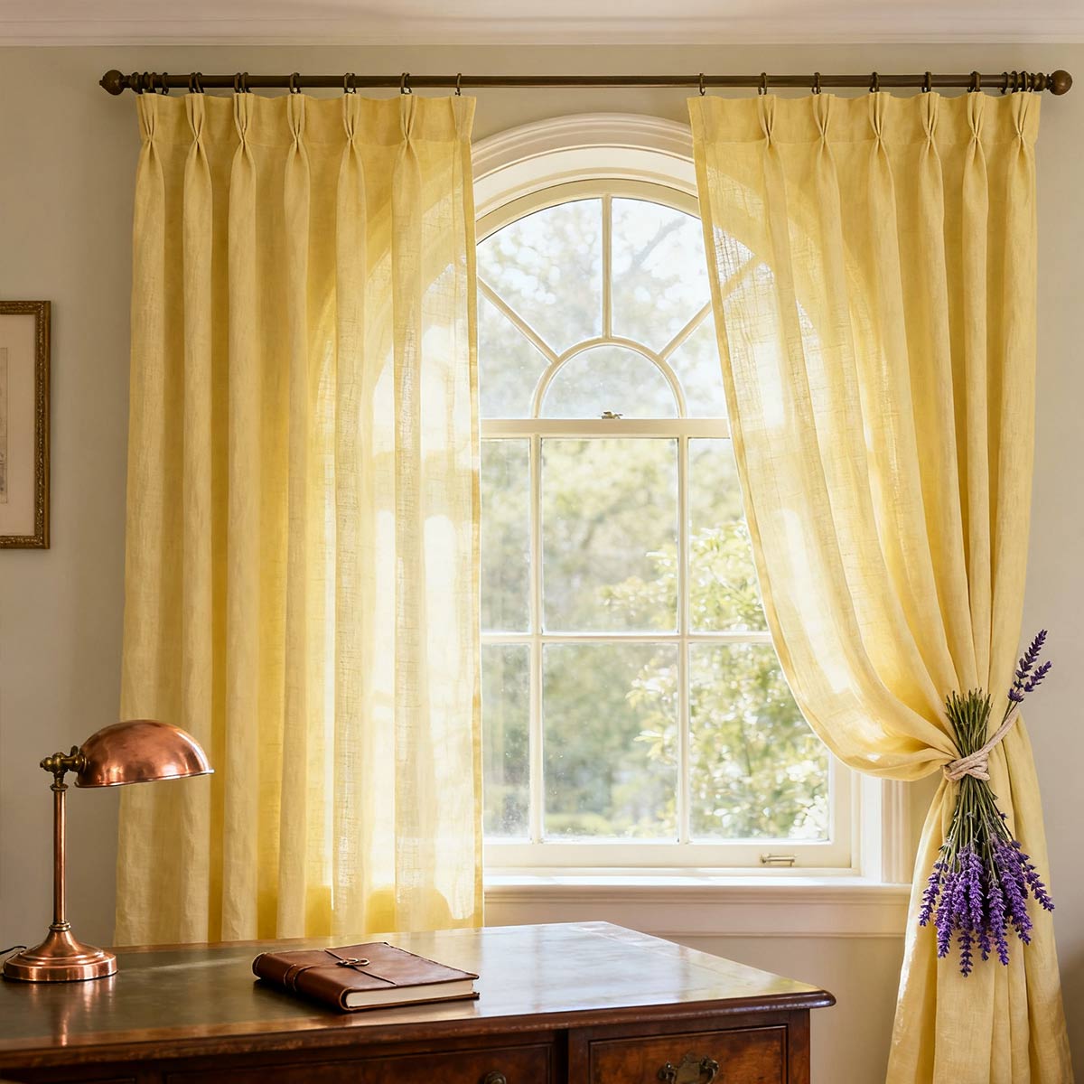 Curtainusa custom linen curtain  CU38-7