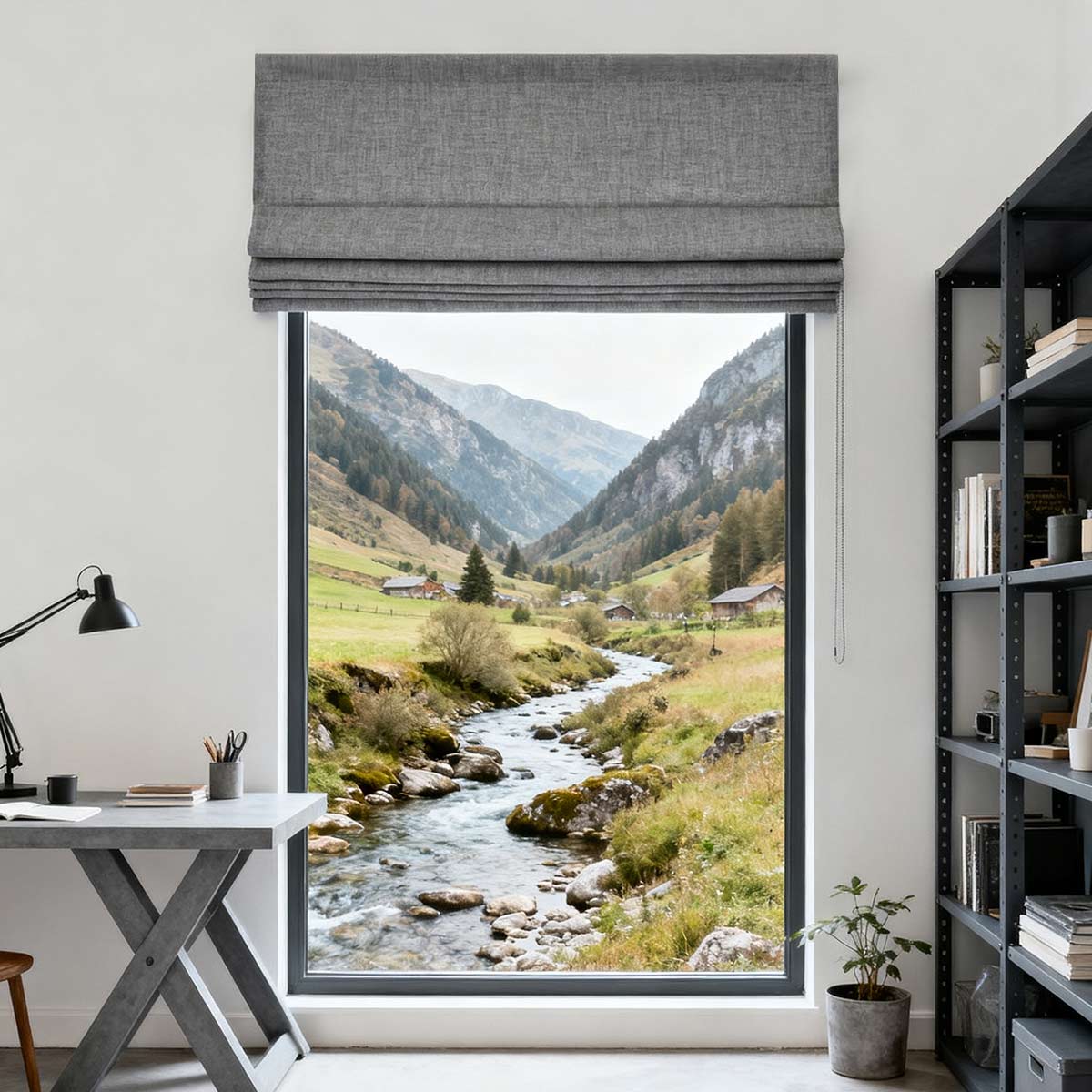 Curtainusa Customized Linen 100% Full Blackout Curtains Shades