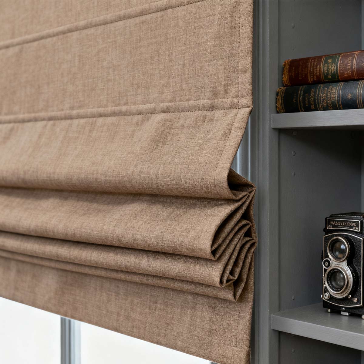 Curtainusa Customized Linen 100% Full Blackout Curtains Shades
