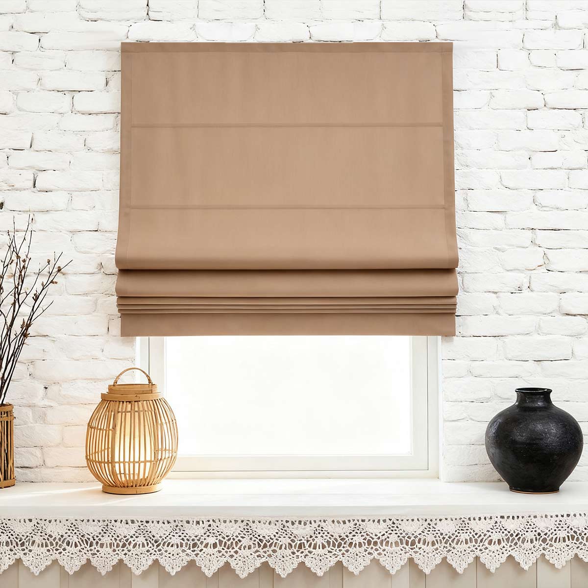 Curtainusa Customized Linen 100% Full Blackout Curtains Shades