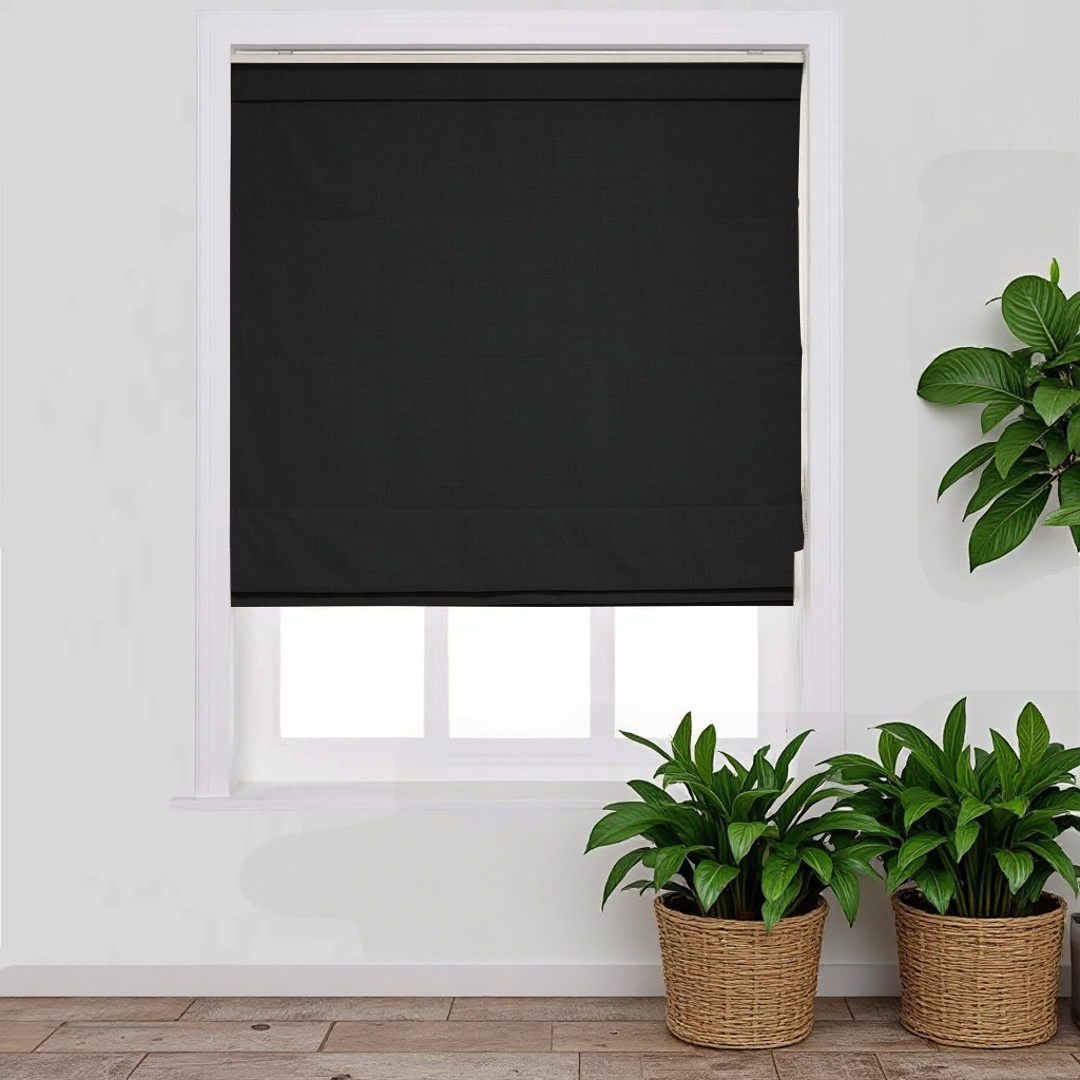Linen Blend Roman Shade Cordless