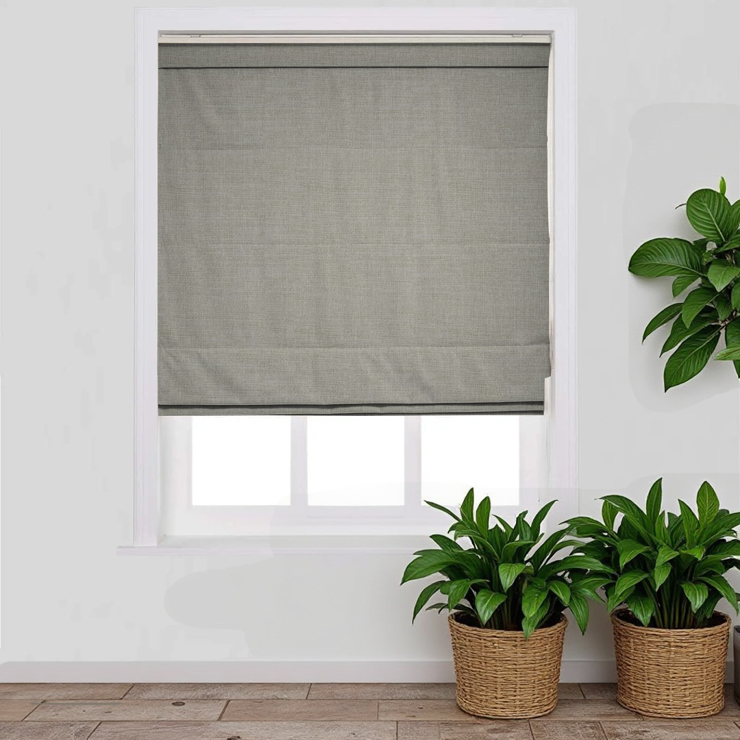 Linen Blend Roman Shade Cordless