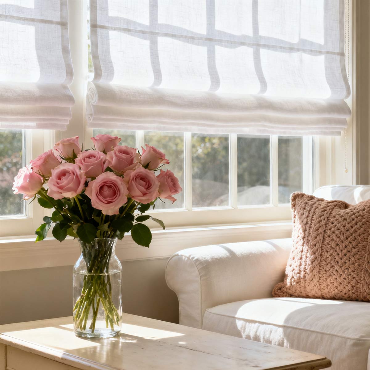 Curtainusa Customized Linen 100% Full Blackout Curtains Shades