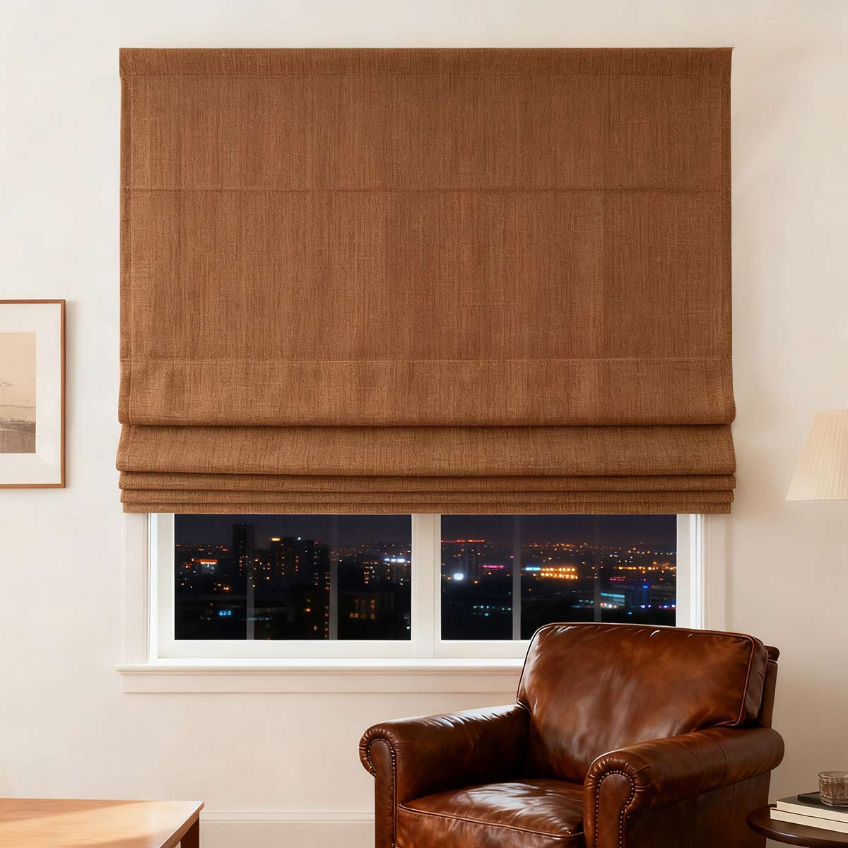 Curtainusa Customized Linen 100% Full Blackout Curtains Shades