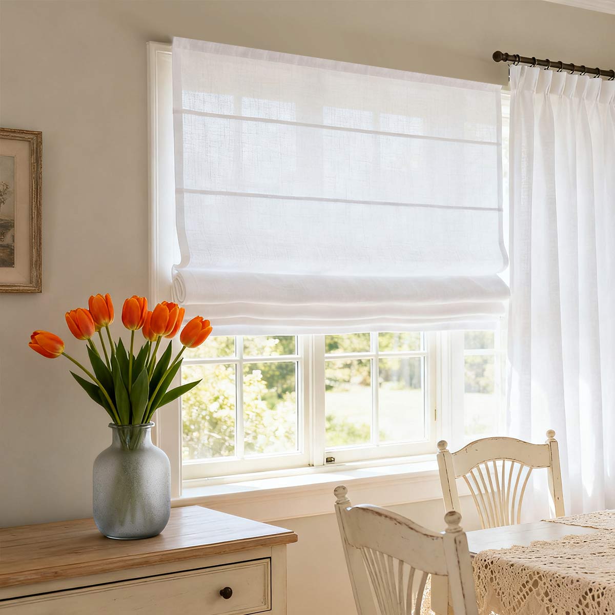 Curtainusa Customized Linen 100% Full Blackout Curtains Shades