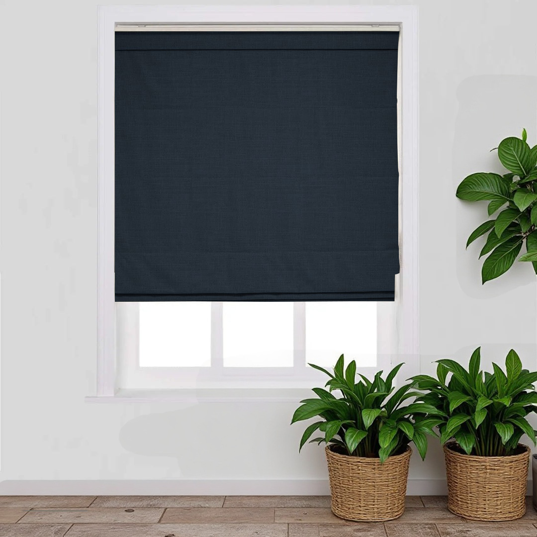 Linen Blend Roman Shade Cordless