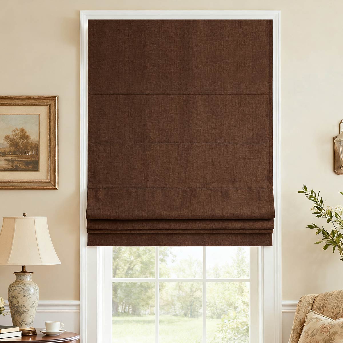 Curtainusa Customized Linen 100% Full Blackout Curtains Shades