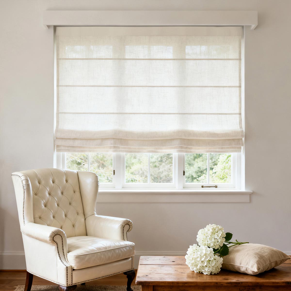 Curtainusa Customized Linen 100% Full Blackout Curtains Shades