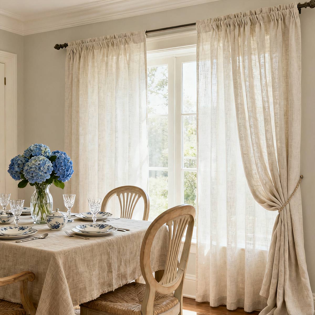 Curtainusa custom linen curtain  CU38-7