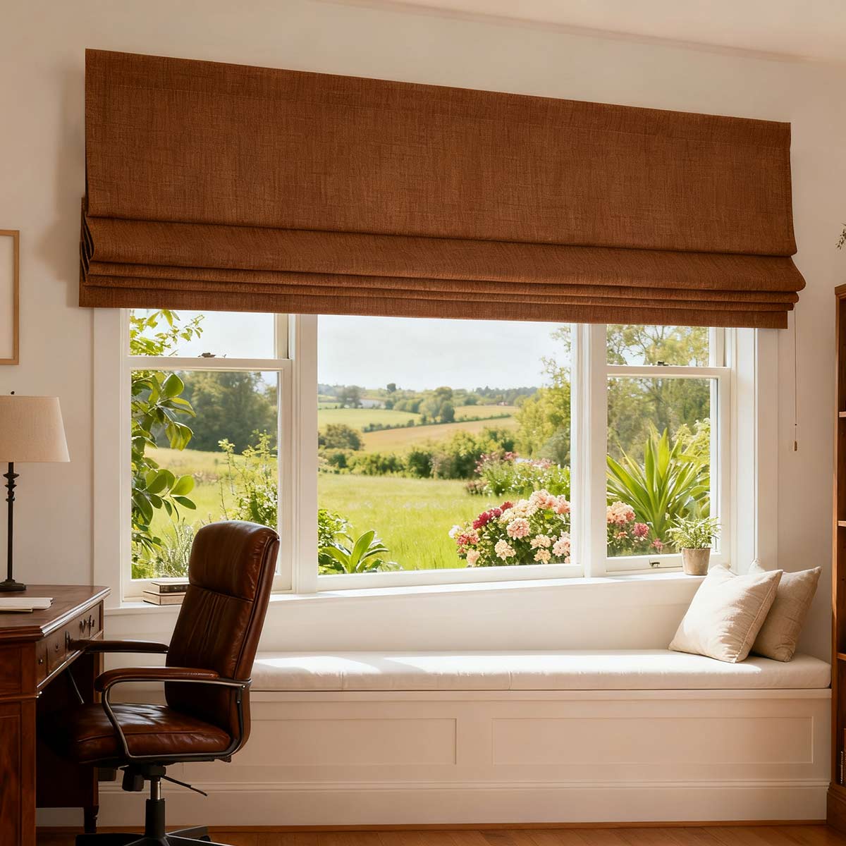 Curtainusa Customized Linen 100% Full Blackout Curtains Shades