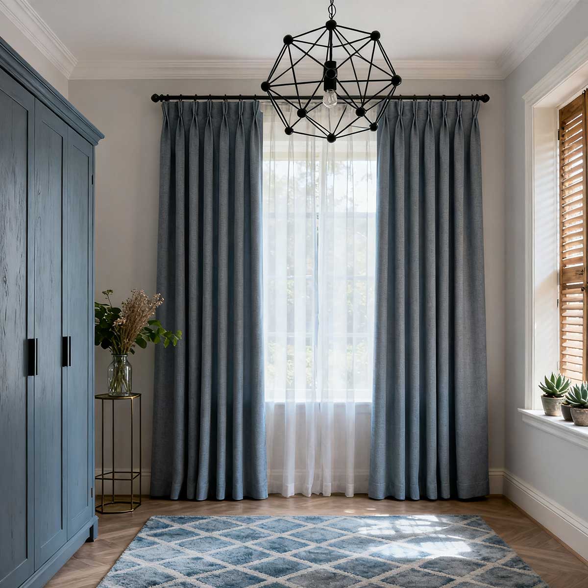 Curtainusa Custom Linen Blackout Drapery Natural Texture