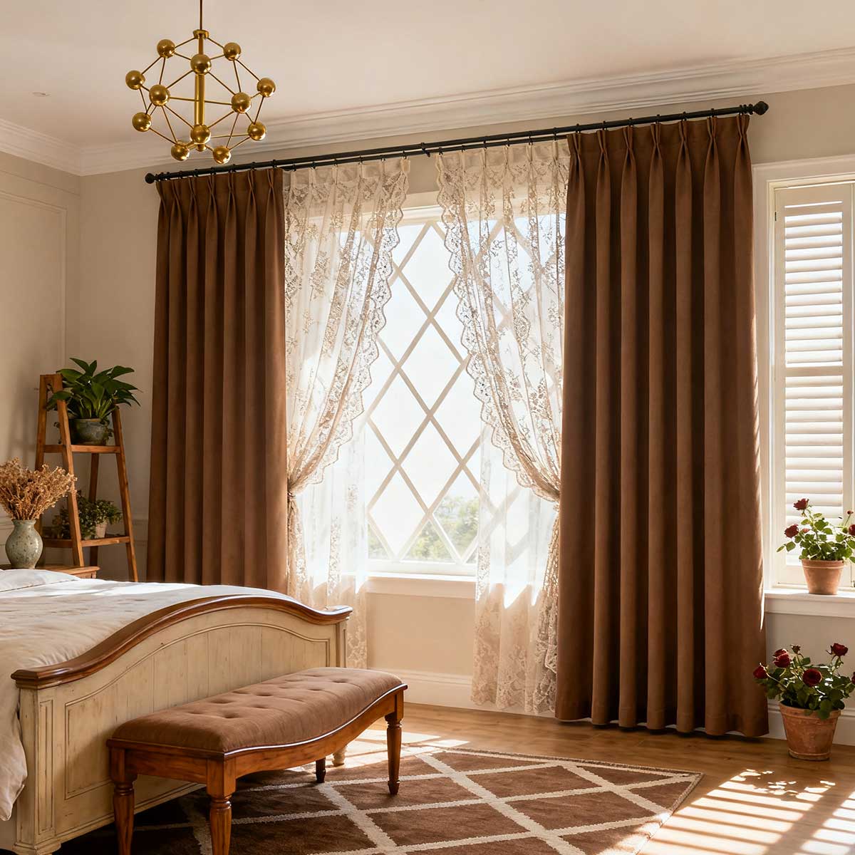 Curtainusa Custom Linen Blackout Drapery Natural Texture
