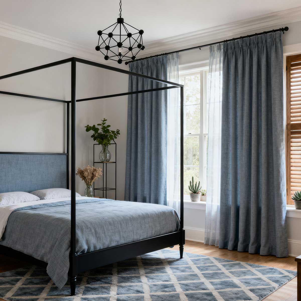 Curtainusa Custom Linen Blackout Drapery Natural Texture