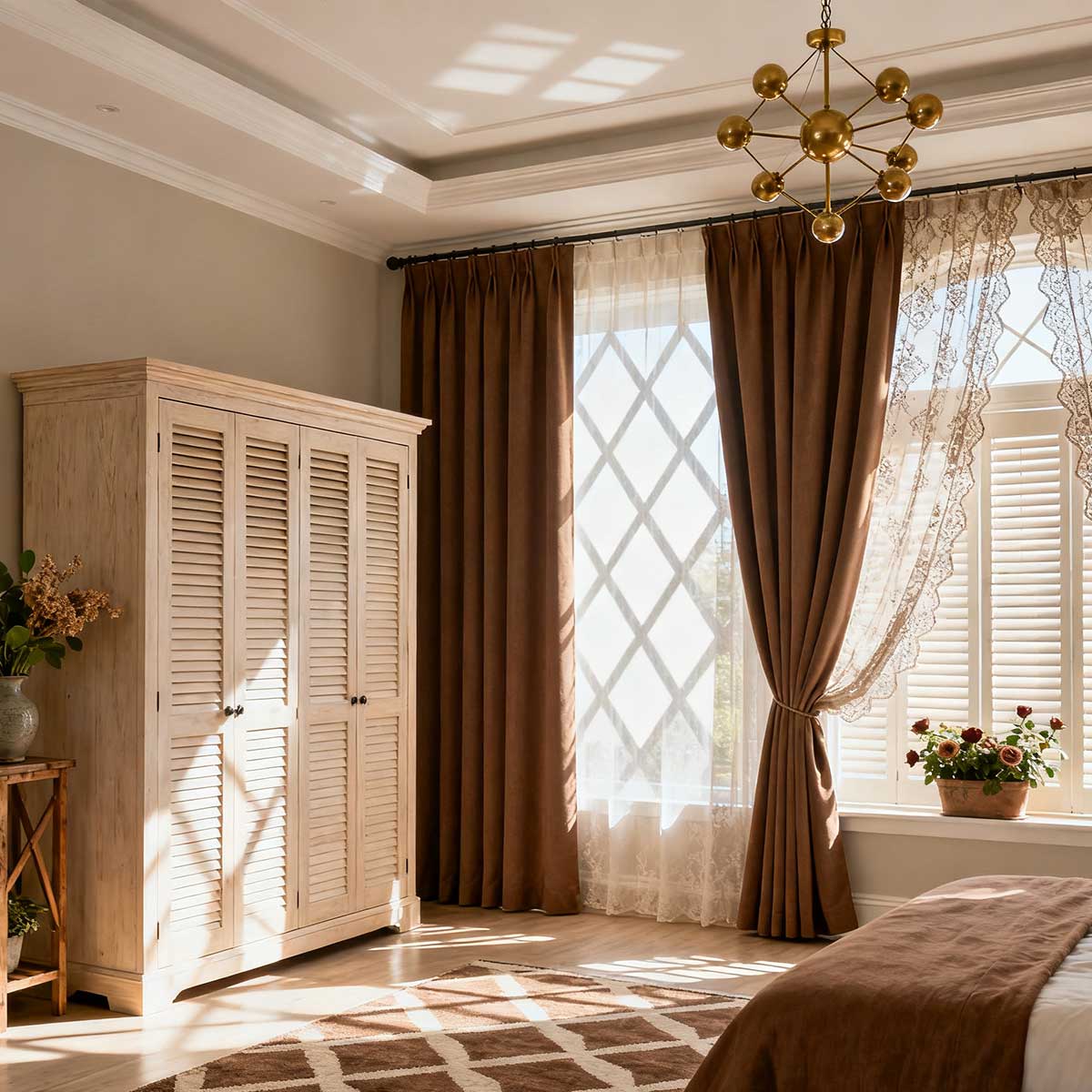 Curtainusa Custom Linen Blackout Drapery Natural Texture