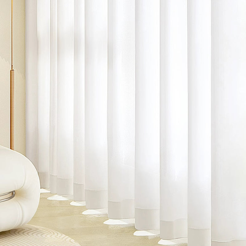 Curtainusa Custom Linen Semi-Opaque Sun Filtering Blinds Solar Shades Drapery