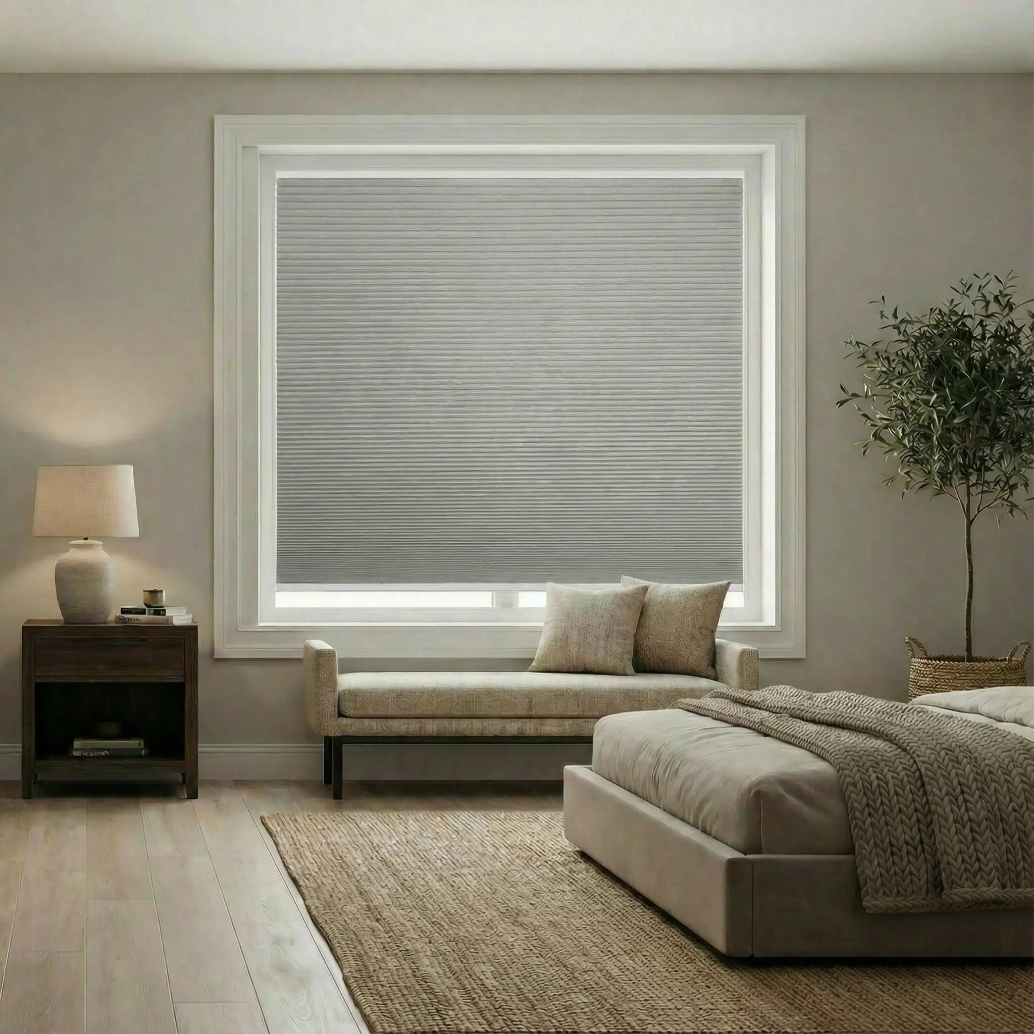 Custom 100% blackout Cellular Shades Made to Measure – Energy Efficient Honeycomb Window Treatments