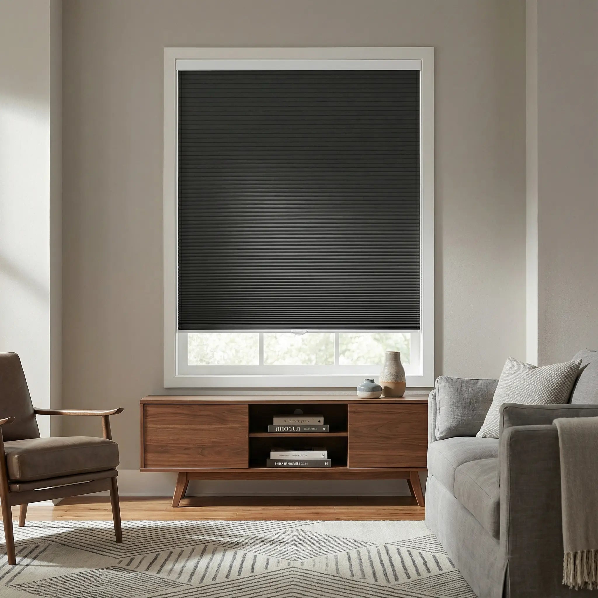 Custom 100% blackout Cellular Shades Made to Measure – Energy Efficient Honeycomb Window Treatments