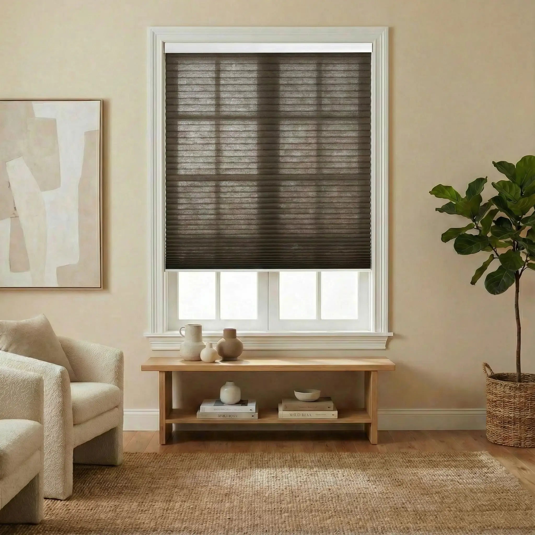 Made-to-Order 50% blackout Cellular Shades – Energy Saving Window Blinds for Any Room