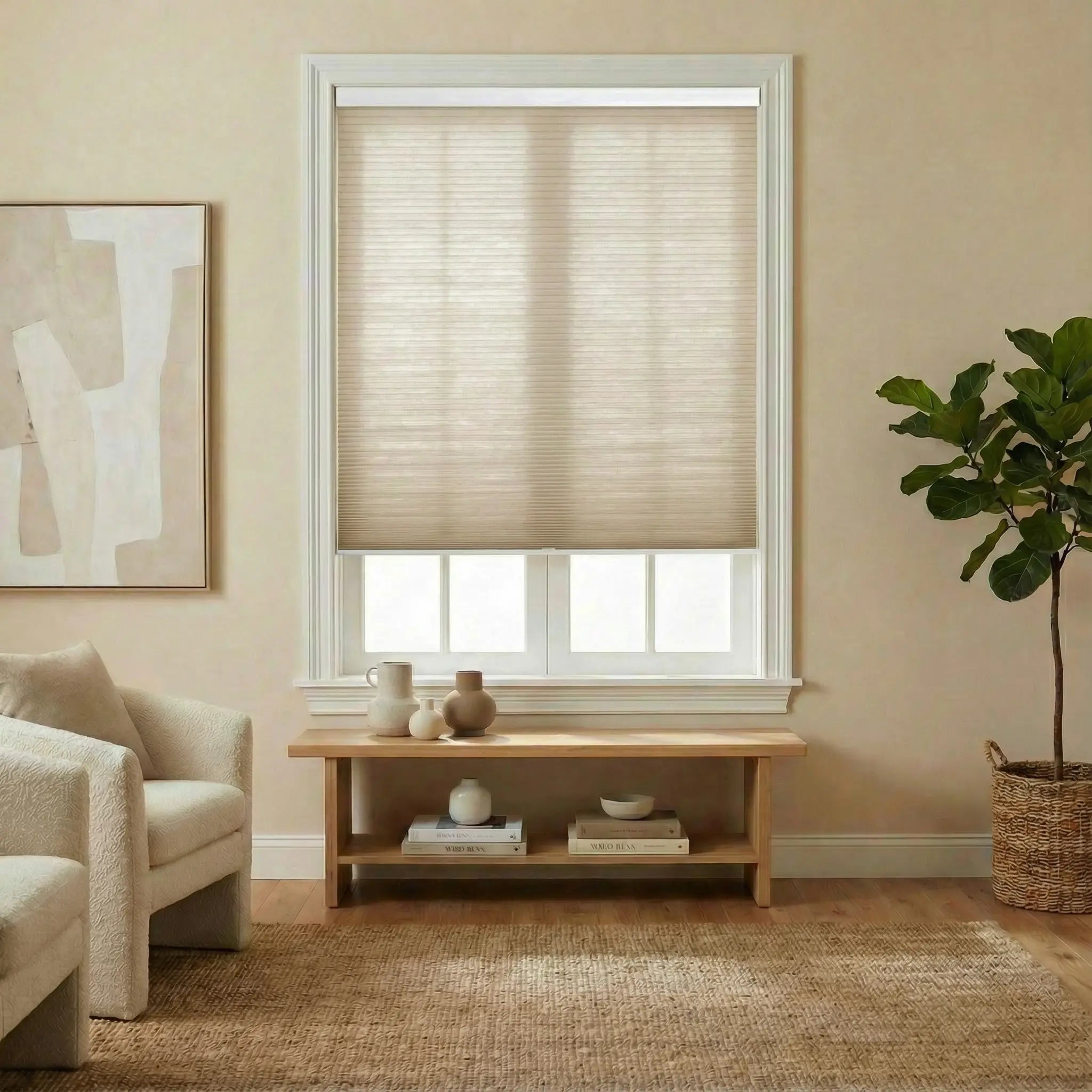 Made-to-Order 50% blackout Cellular Shades – Energy Saving Window Blinds for Any Room