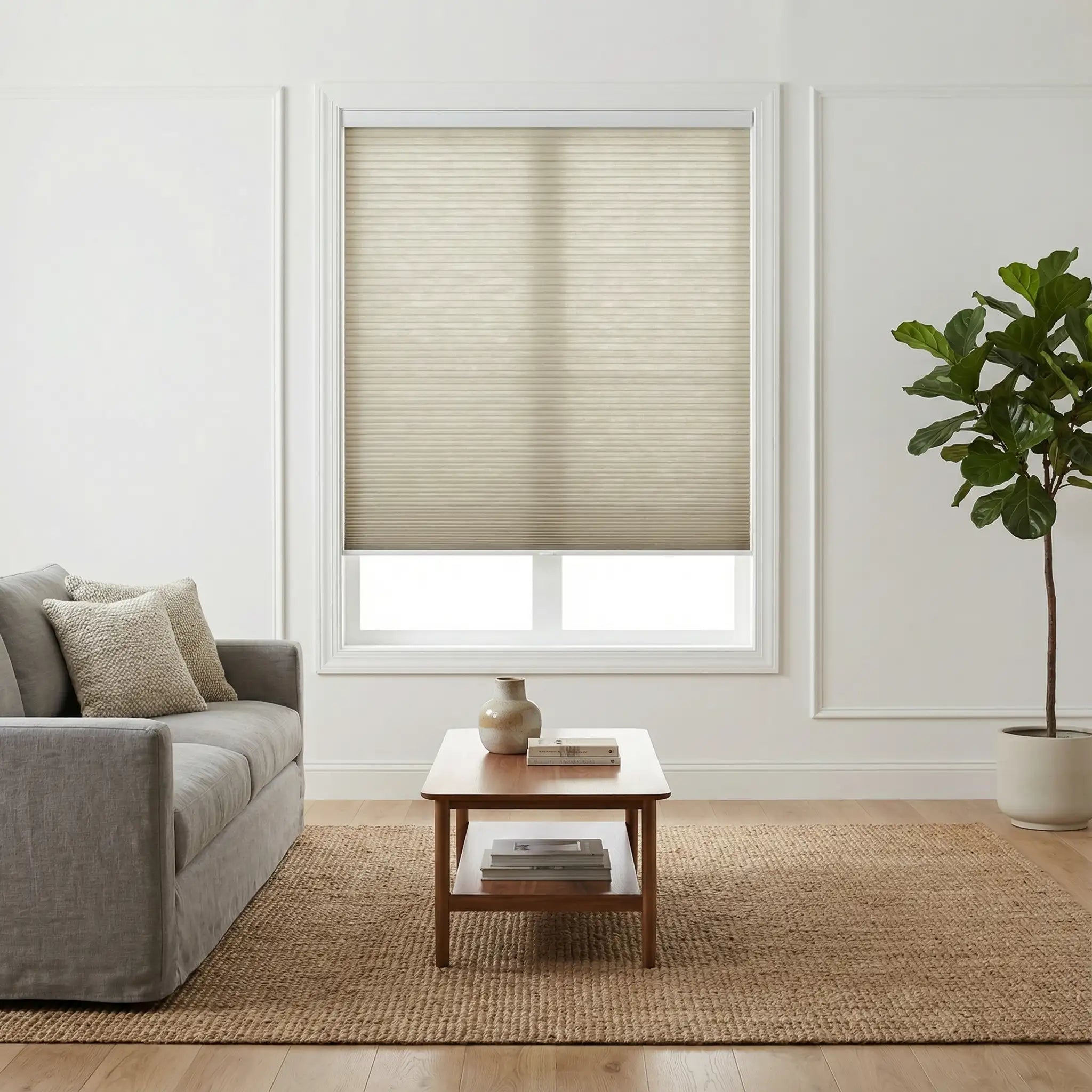 Custom 50% blackout Cellular Window Shades – Stylish Honeycomb Blinds with Privacy and Light Control