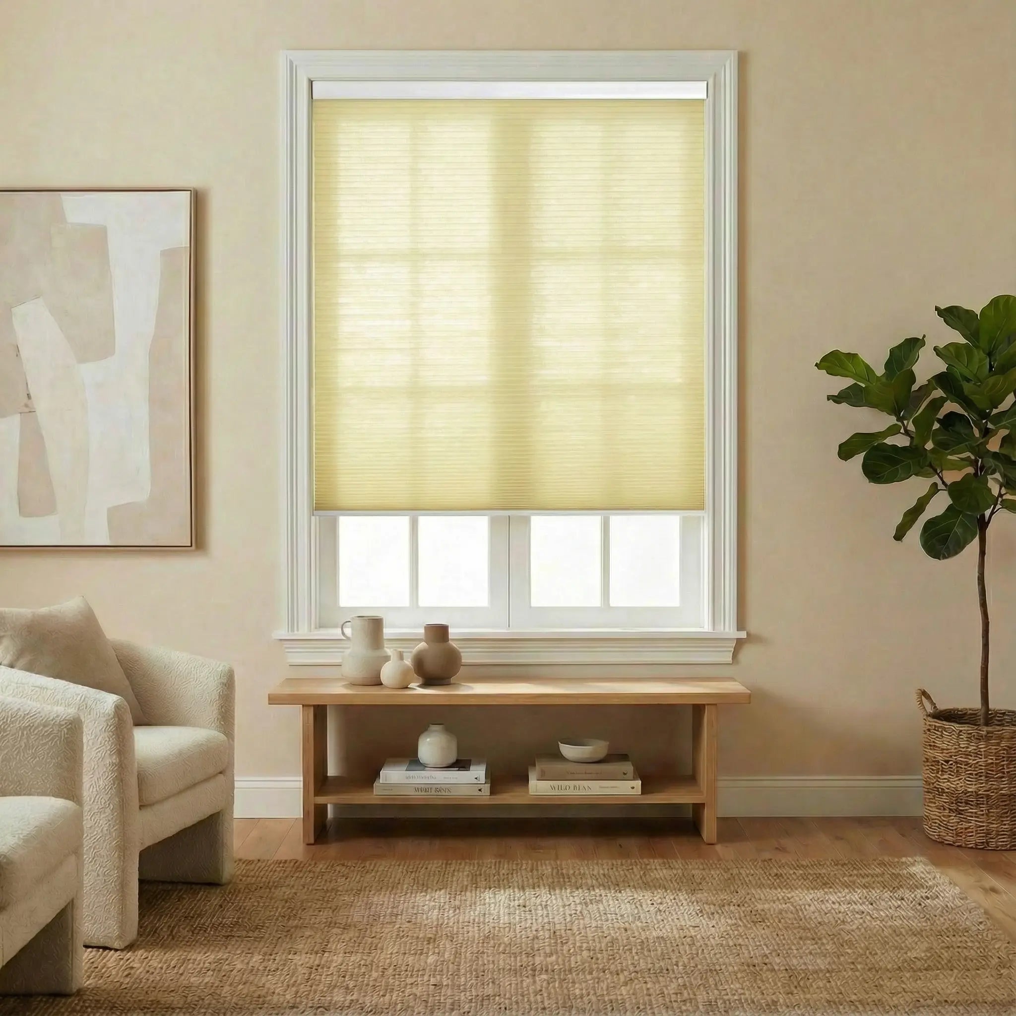 Custom 50% blackout Cellular Window Shades – Stylish Honeycomb Blinds with Privacy and Light Control