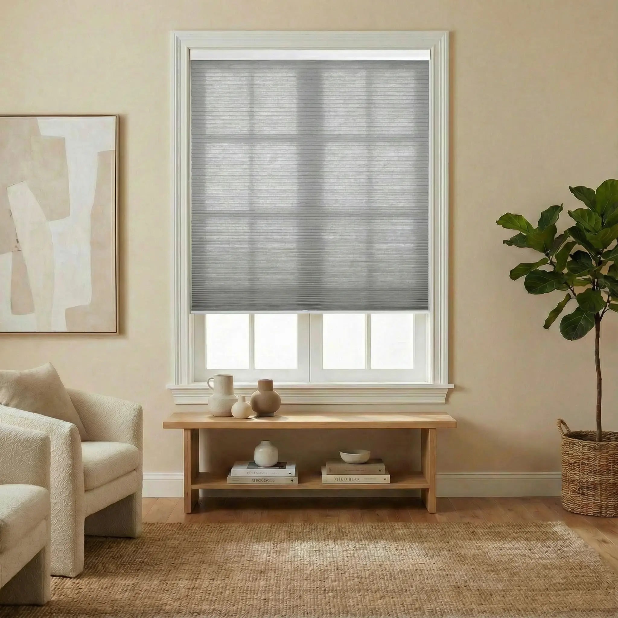 Made-to-Order 50% blackout Cellular Shades – Energy Saving Window Blinds for Any Room