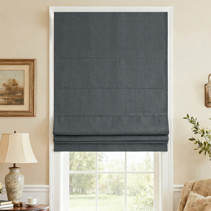 Curtainusa Customized Linen 100% Full Blackout Curtains Shades