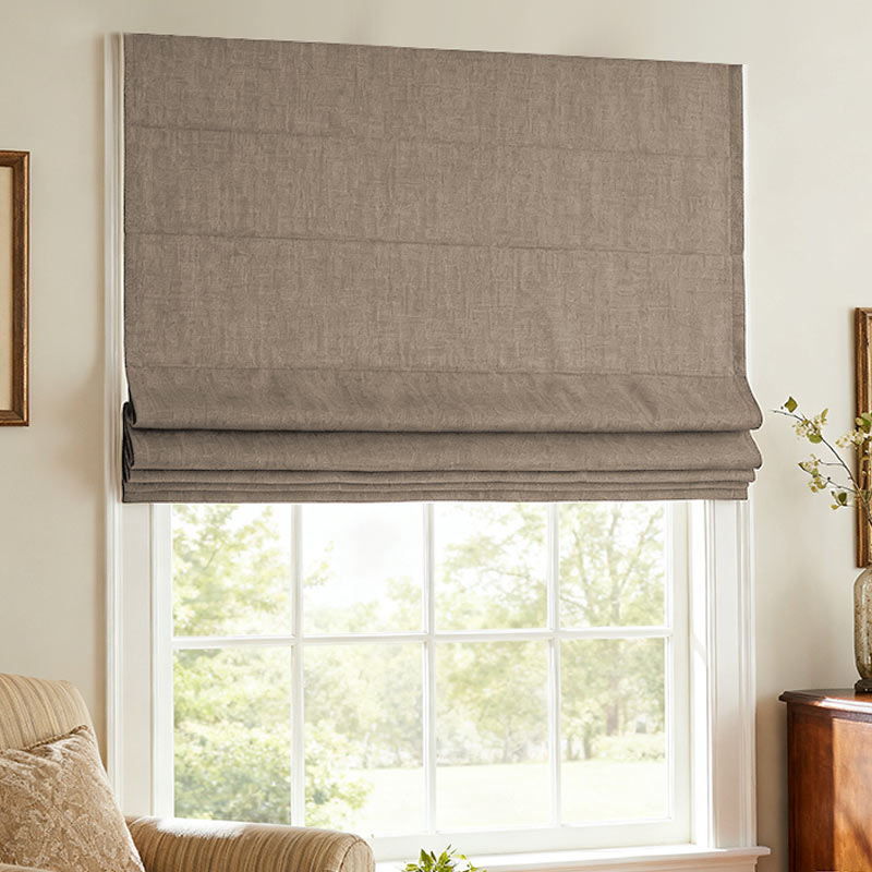 Curtainusa Customized Linen 100% Full Blackout Curtains Shades